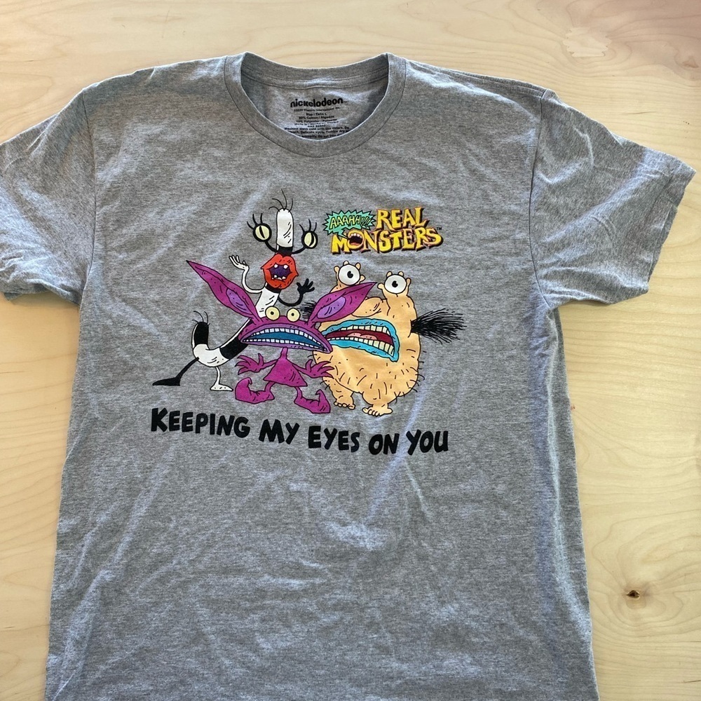 Nickelodeon 2020 Real Monsters Tee size large (AI)